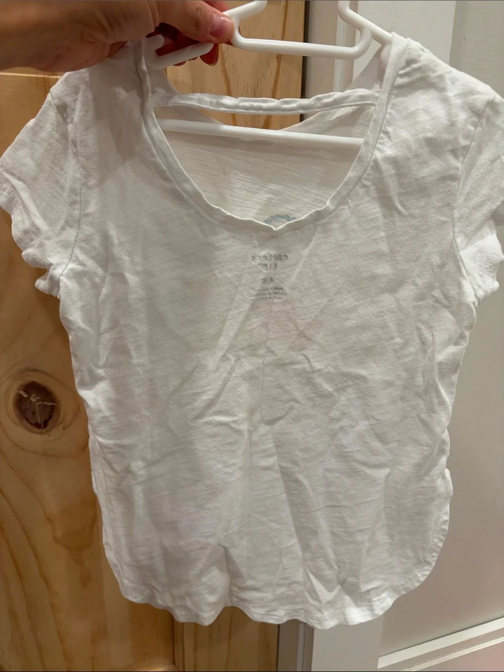 Carter's White Tee with Colorful Food & Dino Graphics